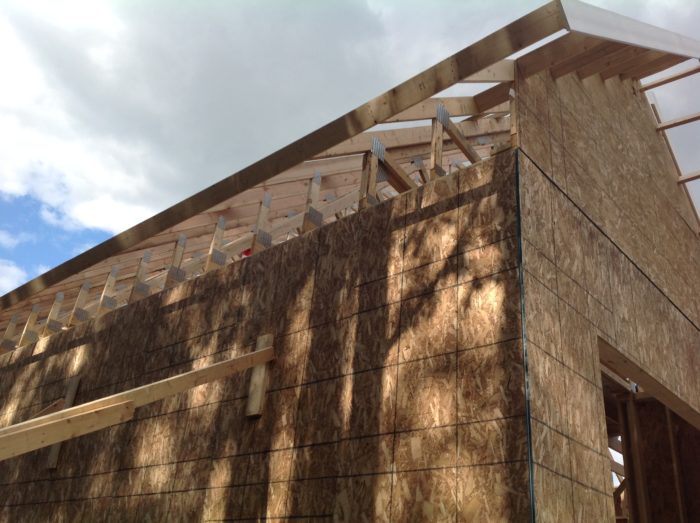 Vapor barrier or vapor retarder paint on opencell spray foam